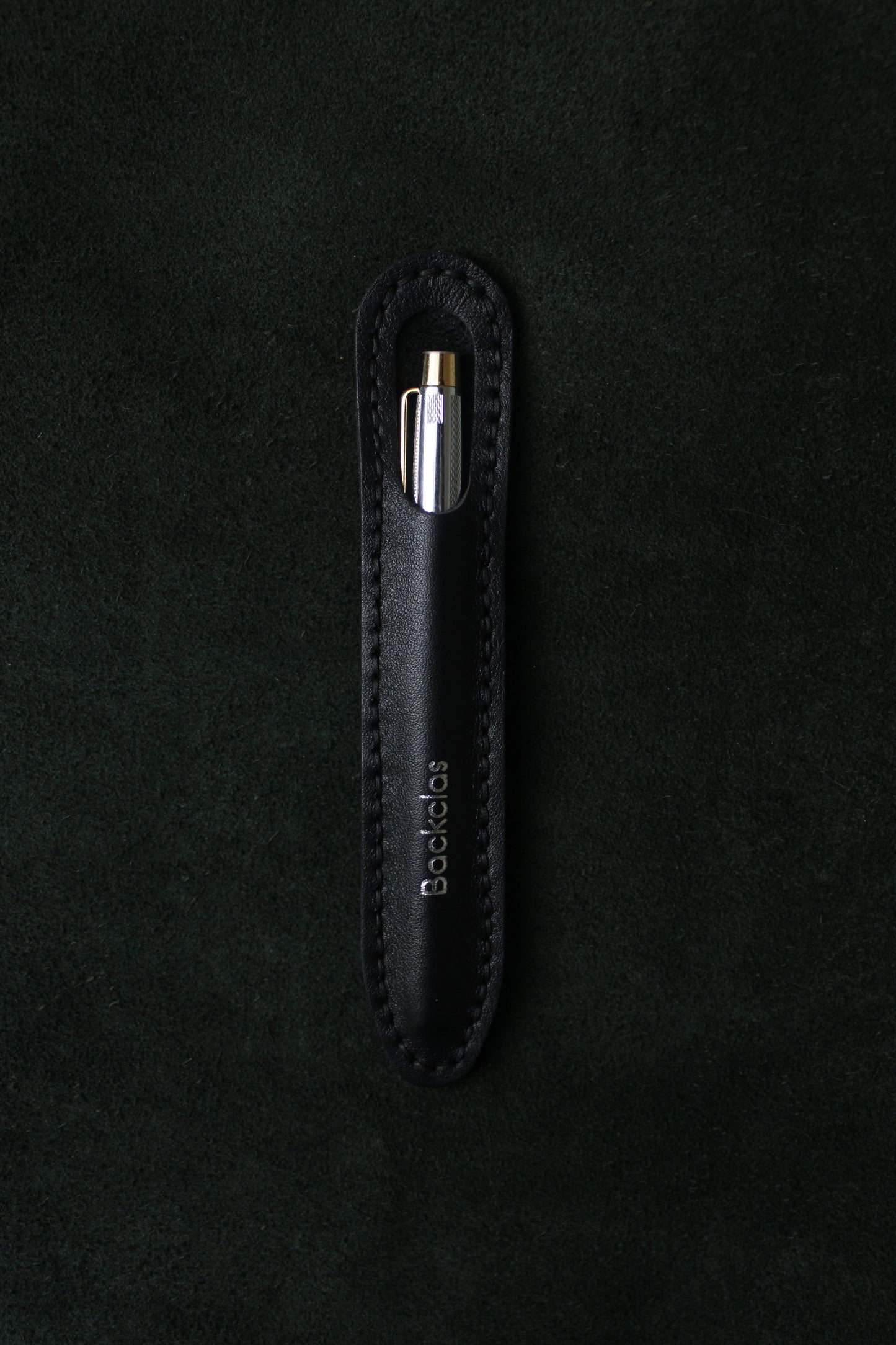 Siyah Deri Tekli Kalem Kılıfı