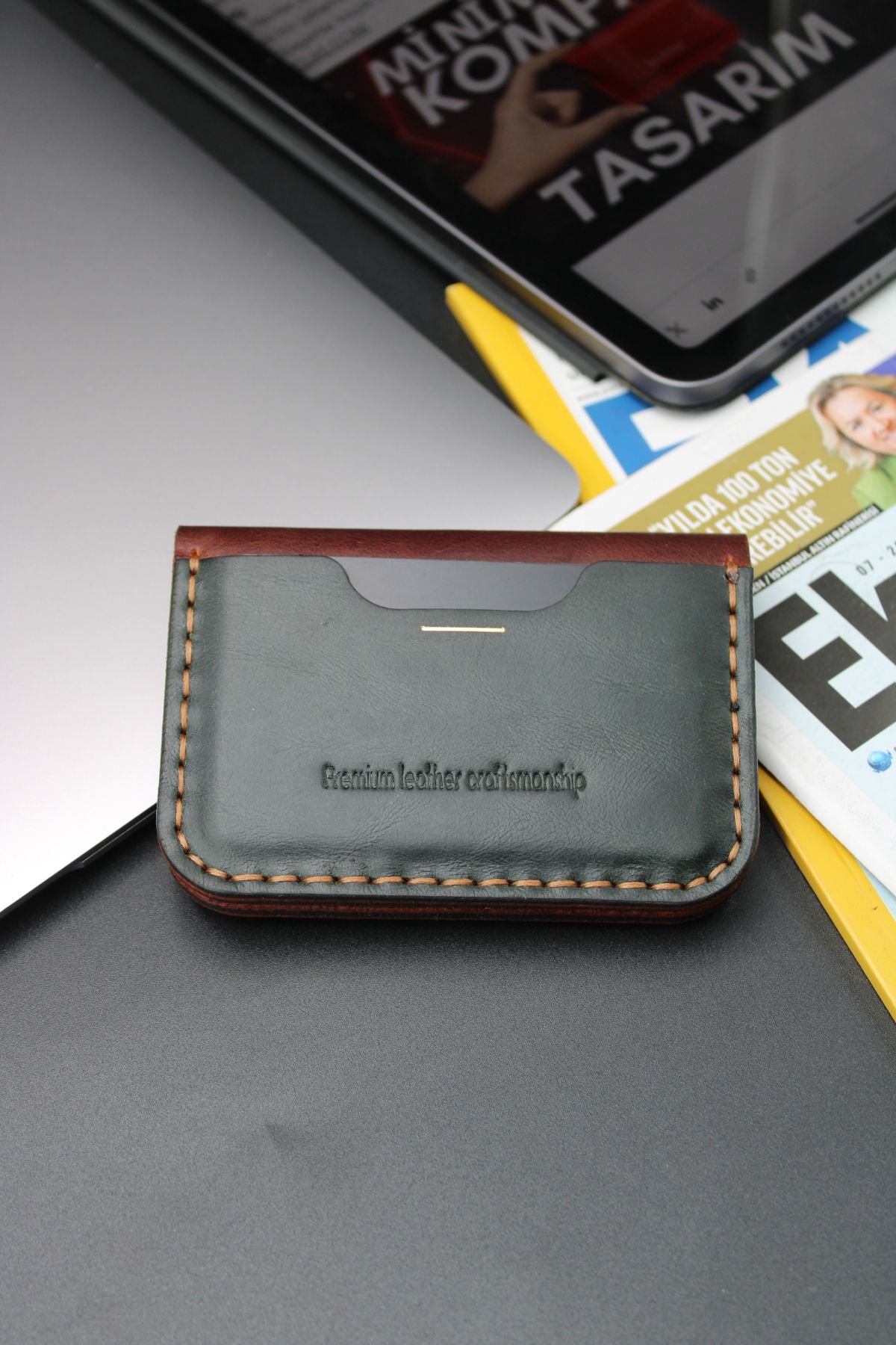 The Classic V5 - Deri Kartlık Cüzdan - Antik Deri Koleksiyonu