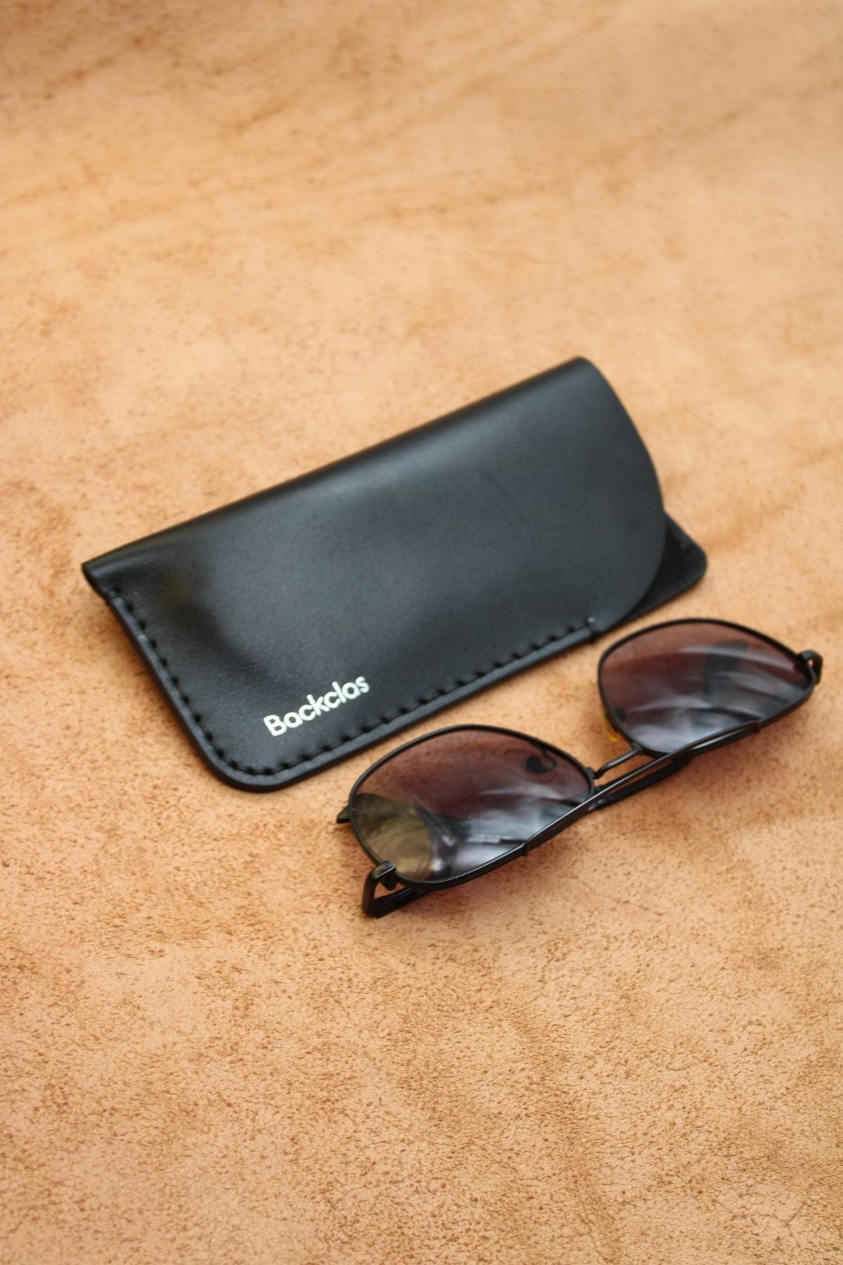 Full Siyah Gözlük Kılıfı - Full Siyah Deri Koleksiyonu
