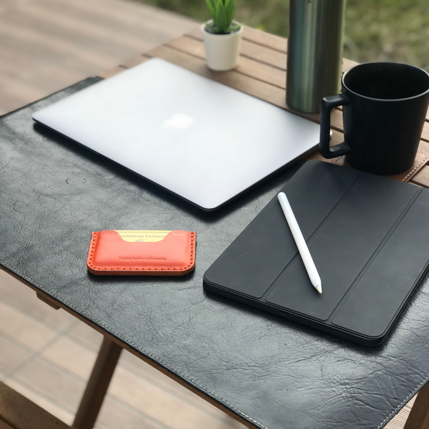 Thin Wallet - Yatay - Turuncu