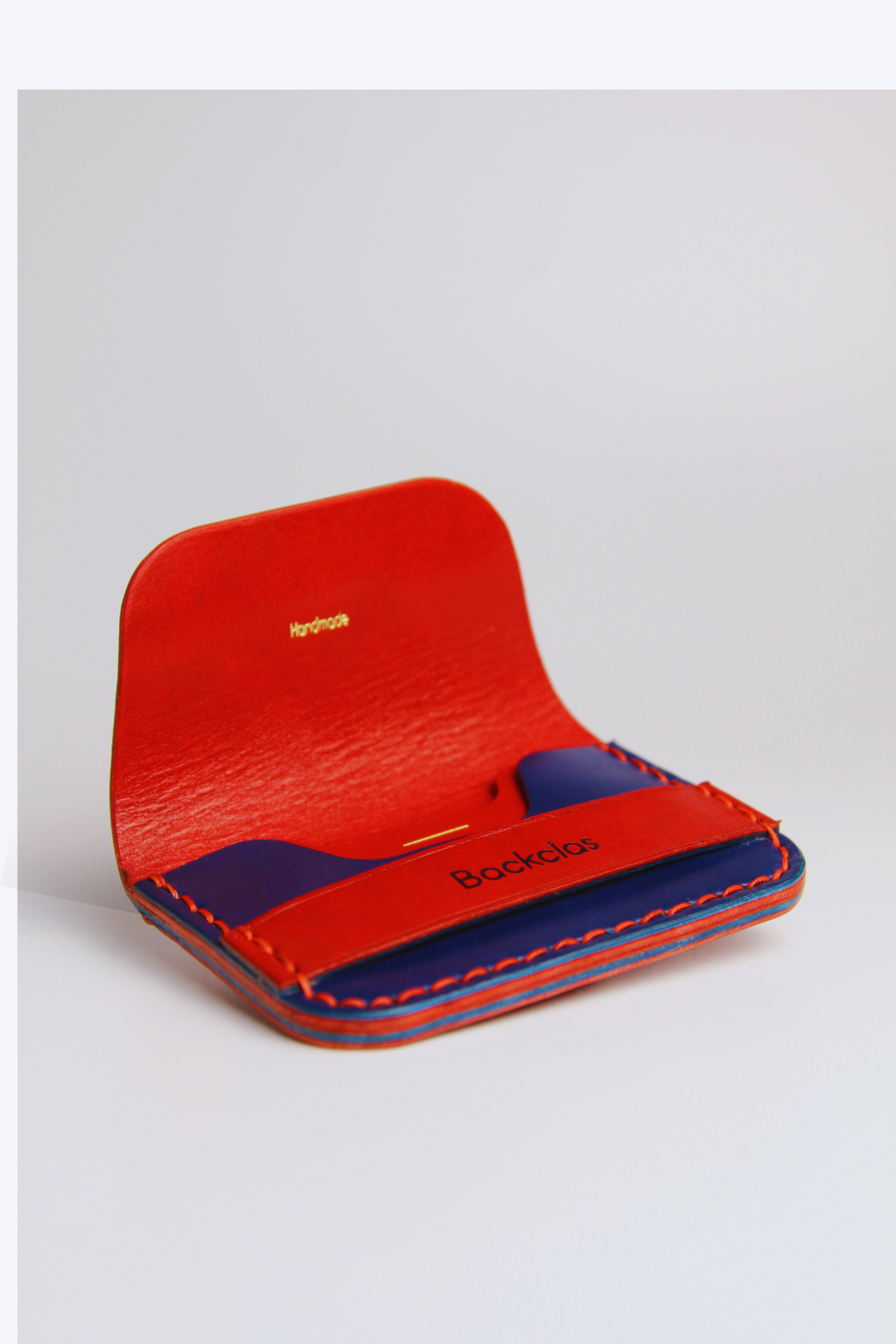 Flap Wallet - Mavi & Kırmızı