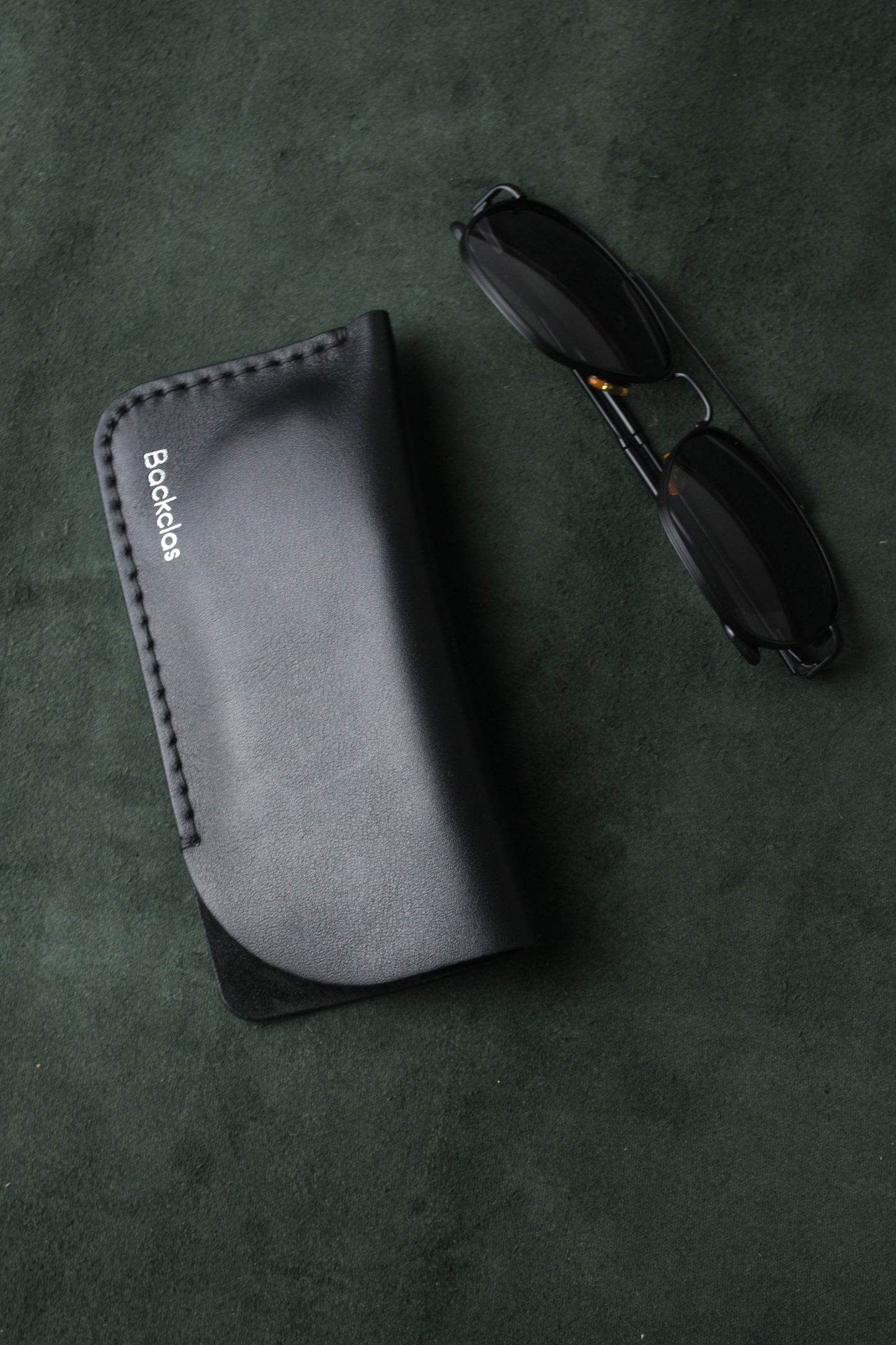 Full Siyah Gözlük Kılıfı - Full Siyah Deri Koleksiyonu