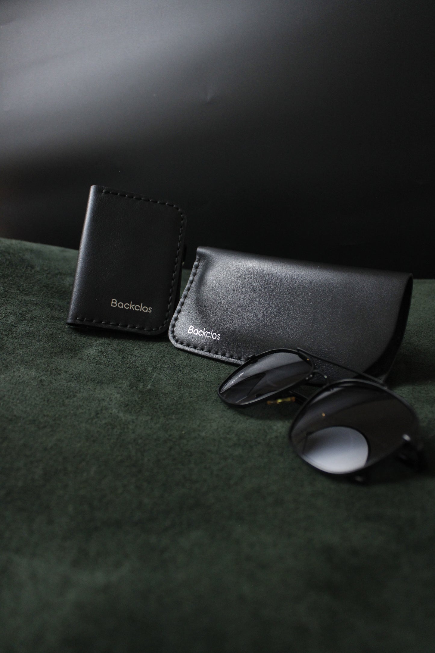 Full Siyah Gözlük Kılıfı - Full Siyah Deri Koleksiyonu