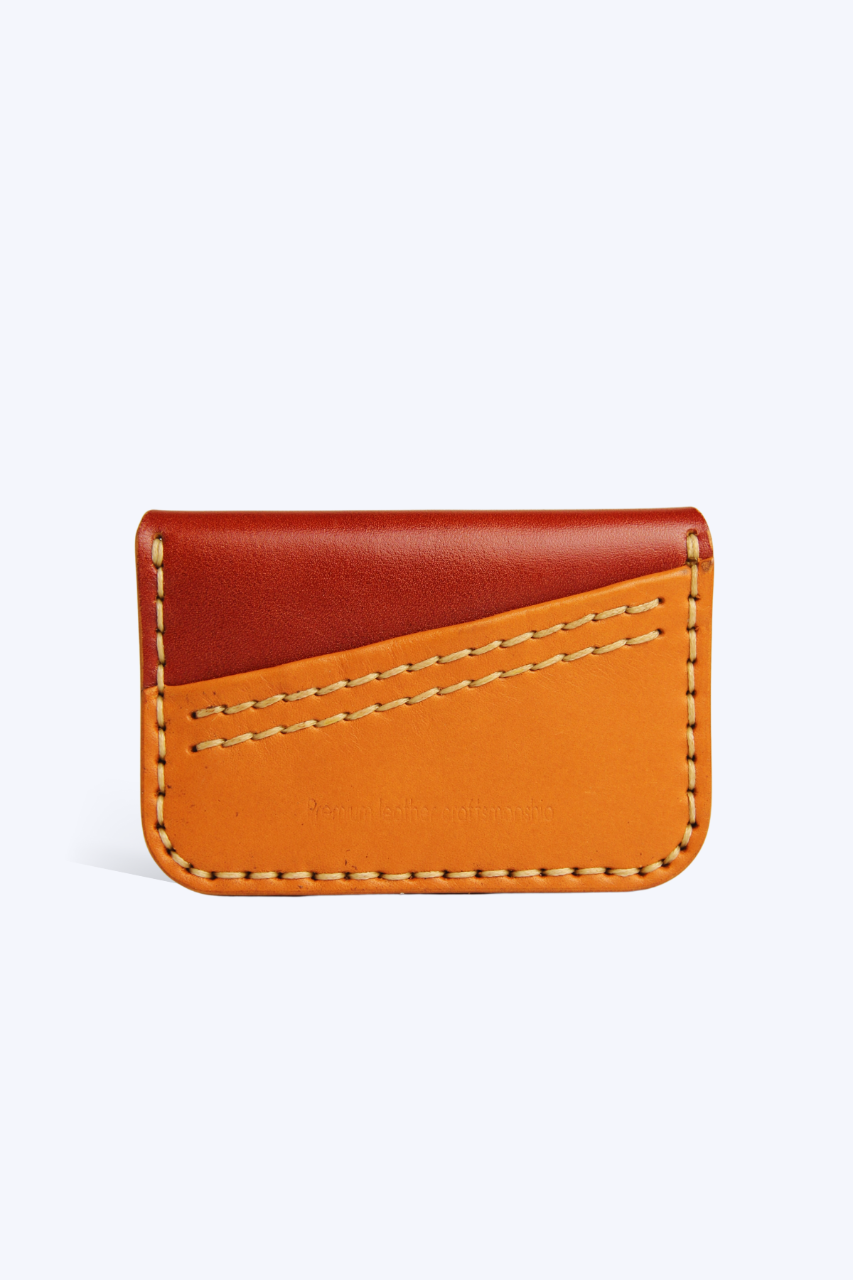 Flap Wallet - Bordo & Taba