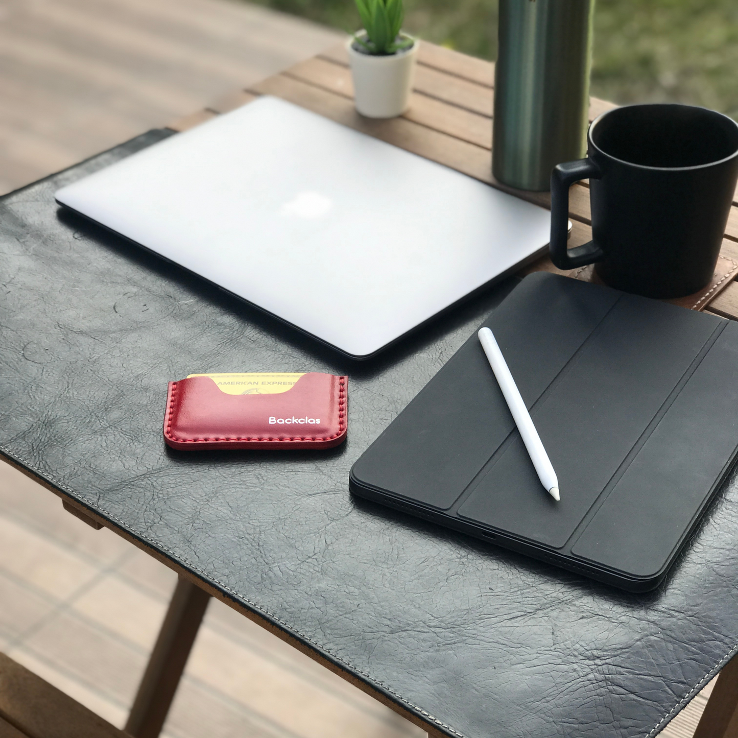 Thin Wallet - Yatay - kırmızı