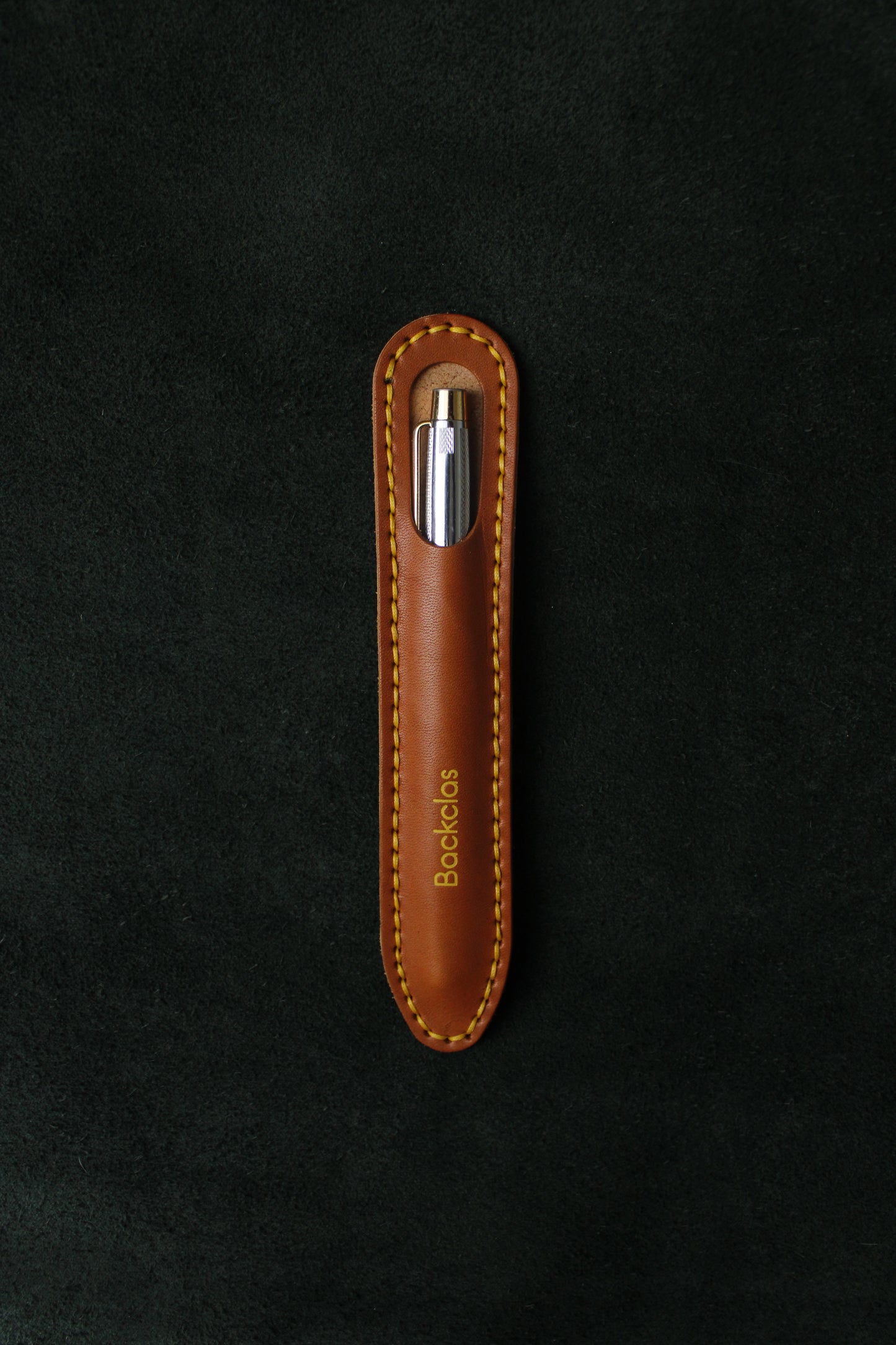 Taba Deri Tekli Kalem Kılıfı