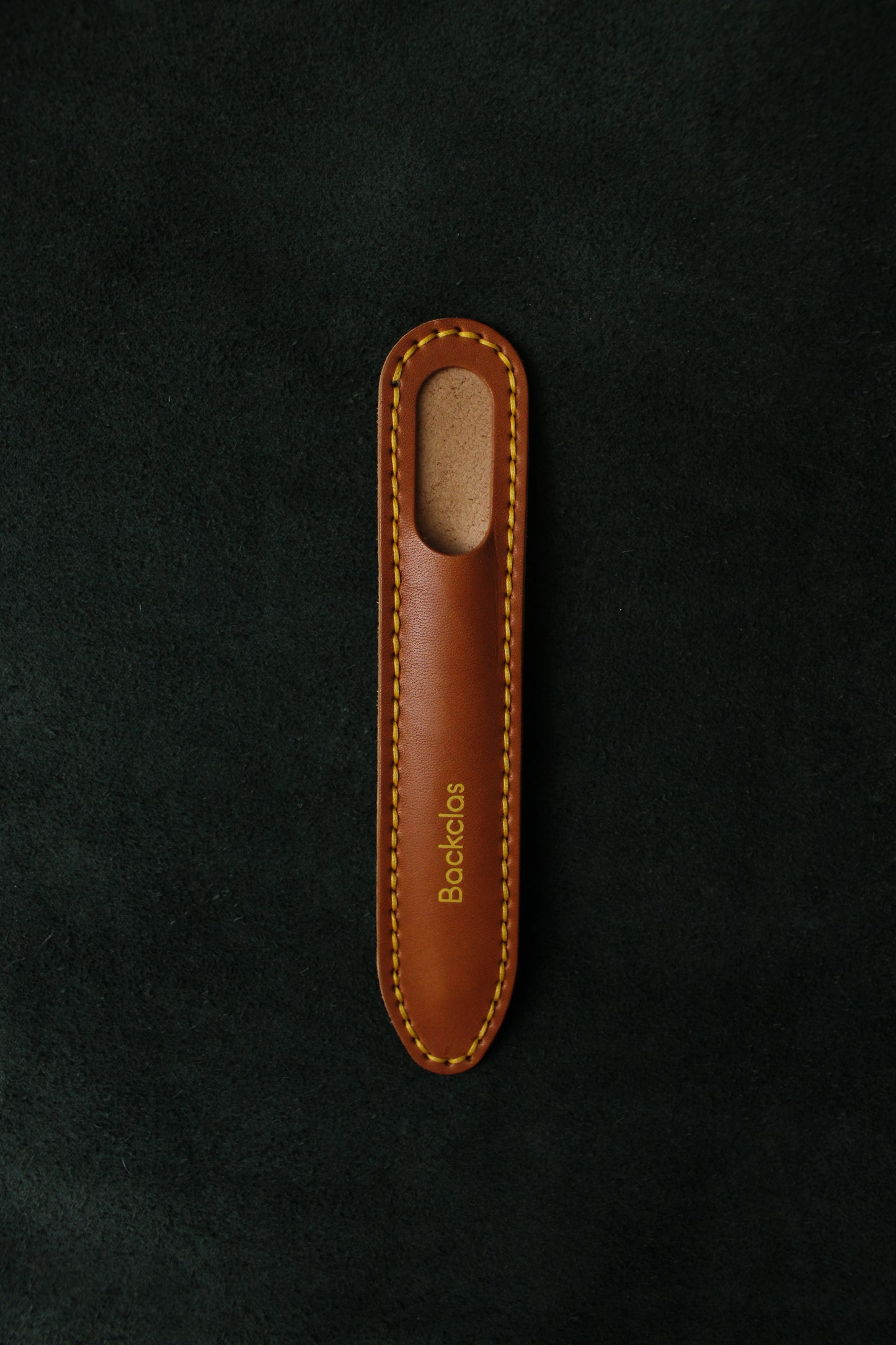 Taba Deri Tekli Kalem Kılıfı