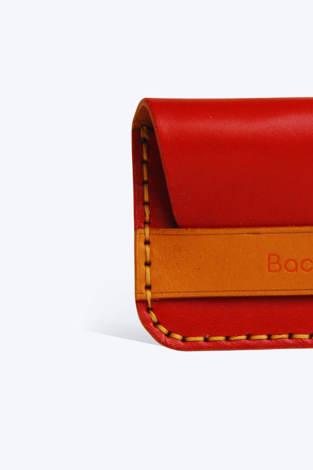 Flap Wallet - Kırmızı & Taba