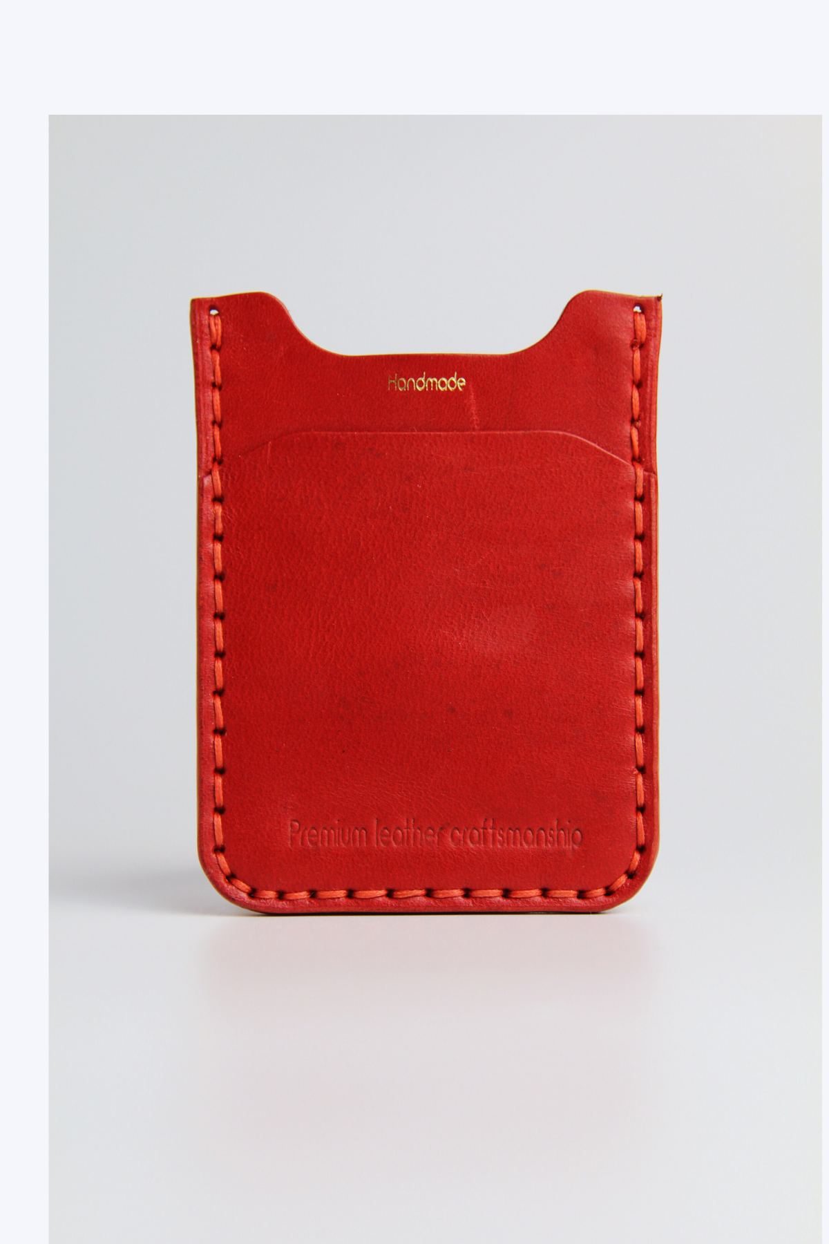 Thin Wallet - Dikey - Kırmızı