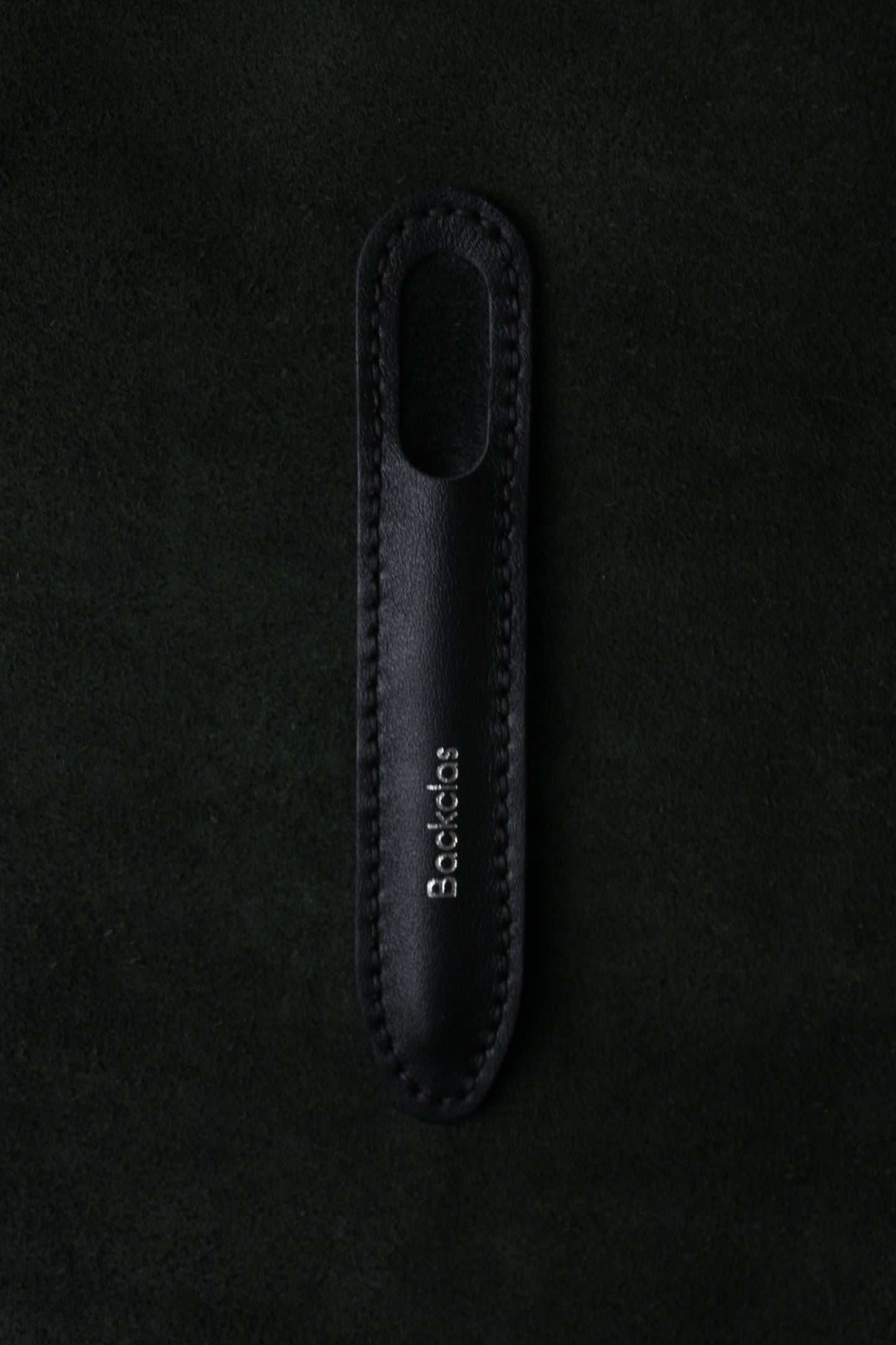 Siyah Deri Tekli Kalem Kılıfı