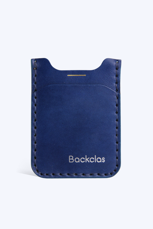 Thin Wallet - Dikey - Mavi